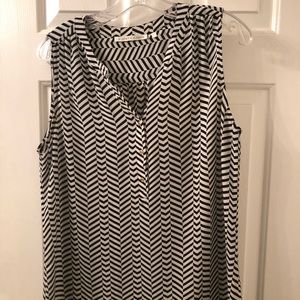 Violet and Claire striped tunic style top. EUC SZL